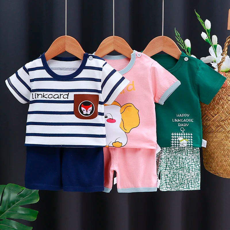 Cotton T-Shirt & Shorts Set — Unisex