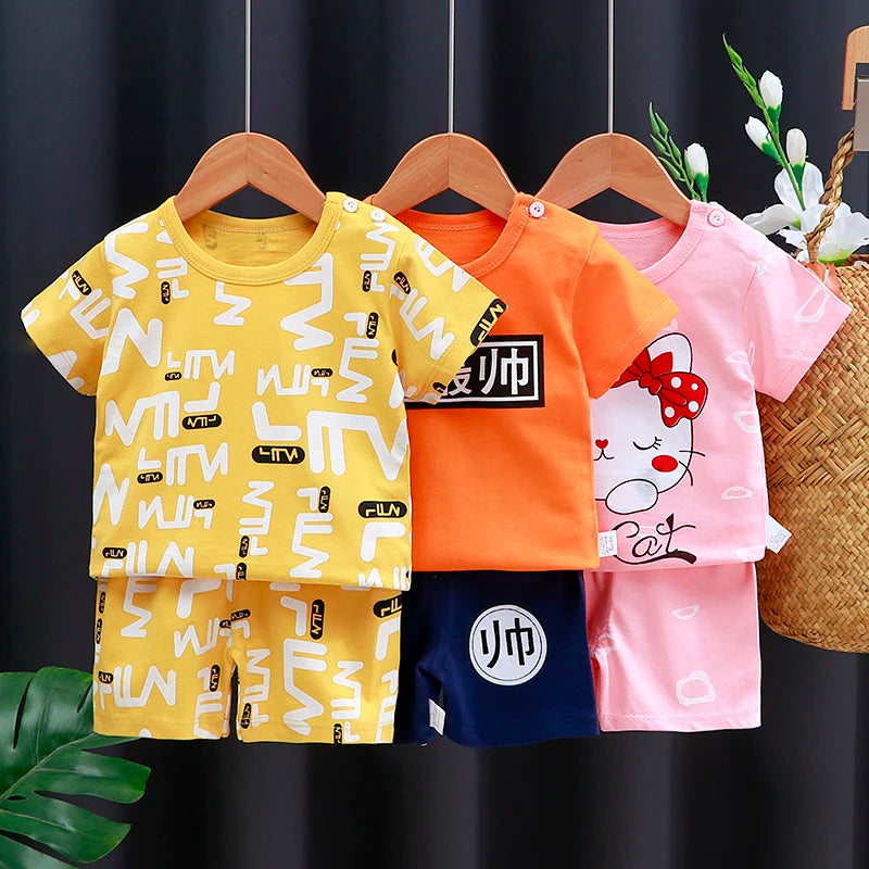 Cotton T-Shirt & Shorts Set — Unisex