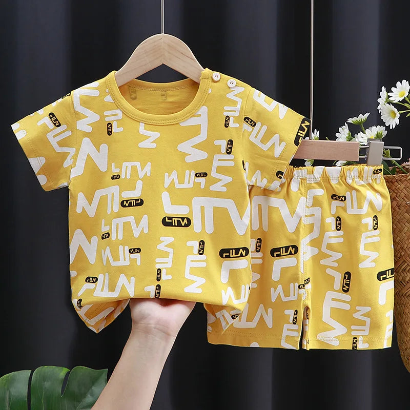 Cotton T-Shirt & Shorts Set — Unisex