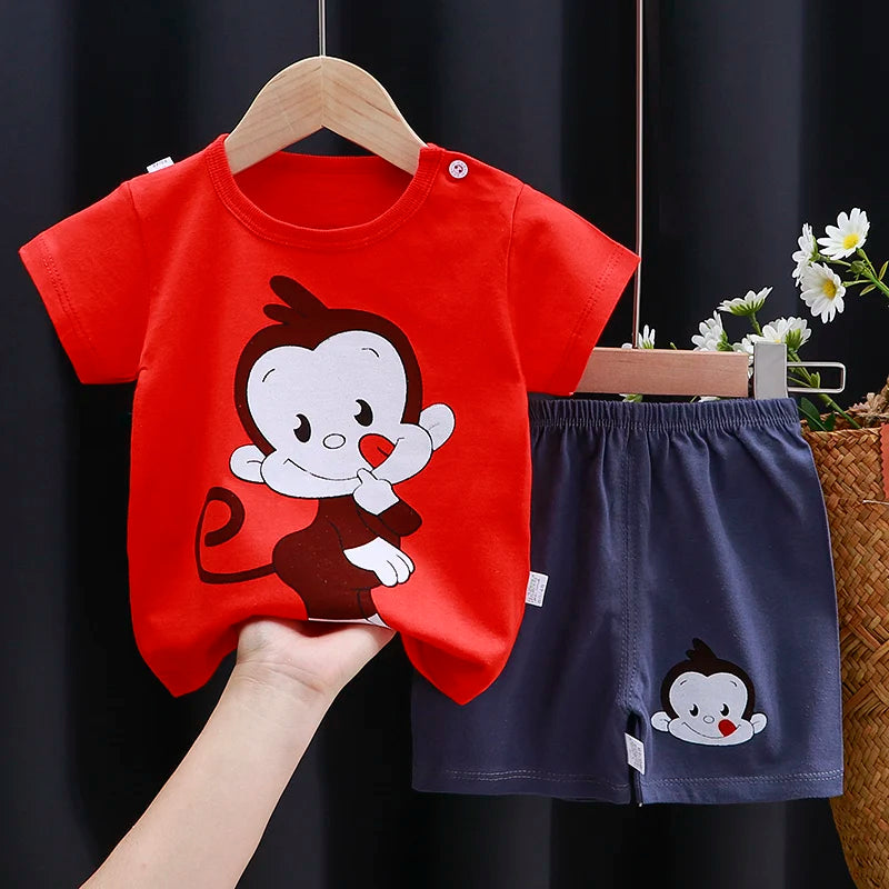 Cotton T-Shirt & Shorts Set — Unisex