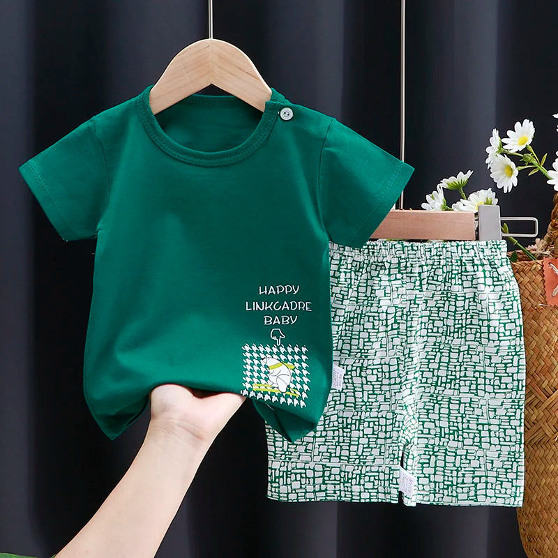Cotton T-Shirt & Shorts Set — Unisex