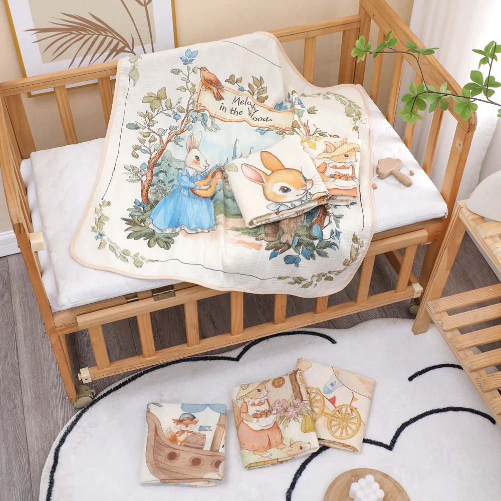 Pure Cotton Muslin Bath Towel