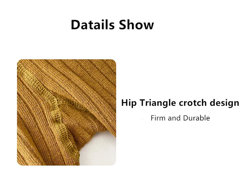 Stretch Cotton Knit Leggings — Unisex