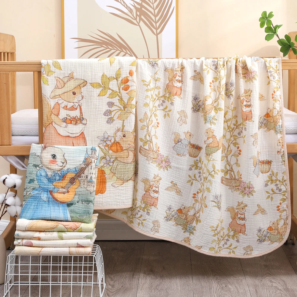 Pure Cotton Muslin Bath Towel