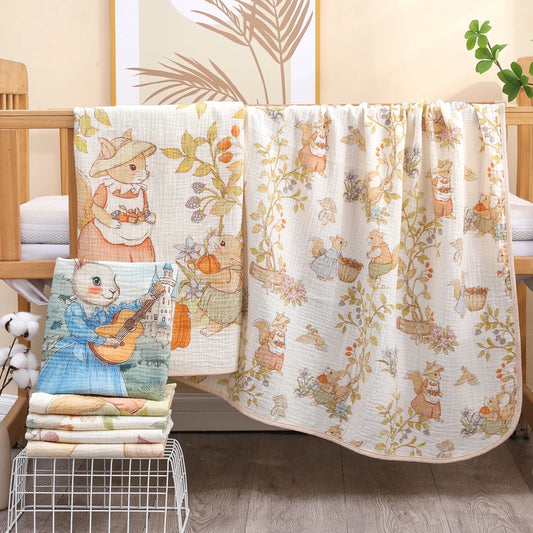 Pure Cotton Muslin Bath Towel