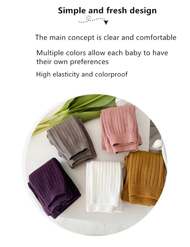 Stretch Cotton Knit Leggings — Unisex