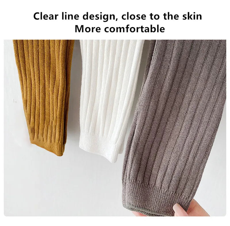 Stretch Cotton Knit Leggings — Unisex