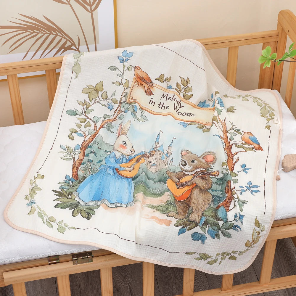 Pure Cotton Muslin Bath Towel