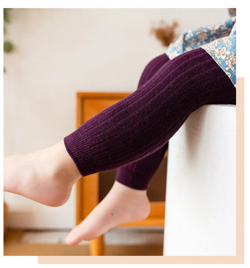 Stretch Cotton Knit Leggings — Unisex