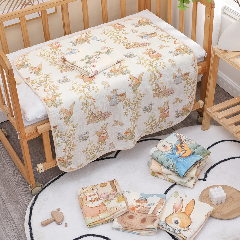 Pure Cotton Muslin Bath Towel