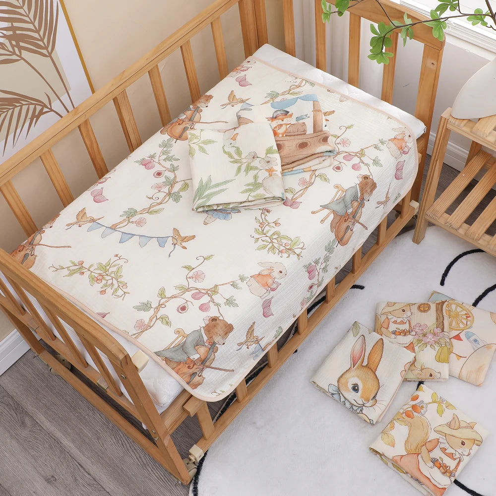 Pure Cotton Muslin Bath Towel