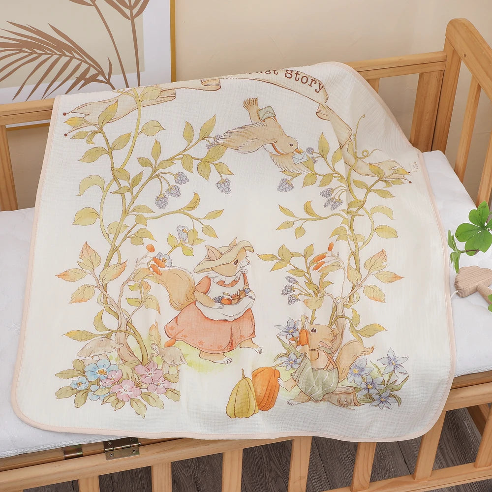 Pure Cotton Muslin Bath Towel