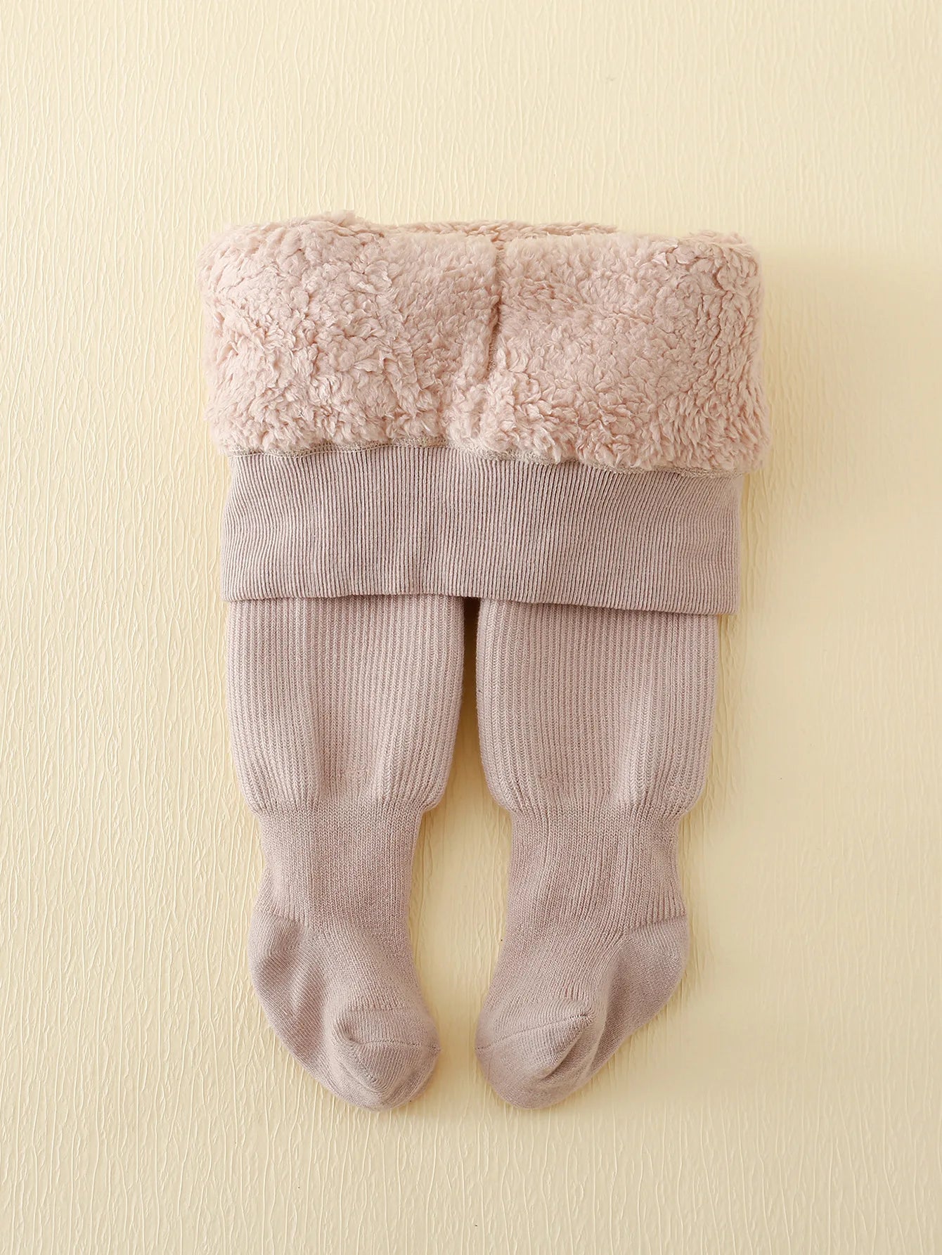 Fleece-Lined Stripe Tights — Girls
