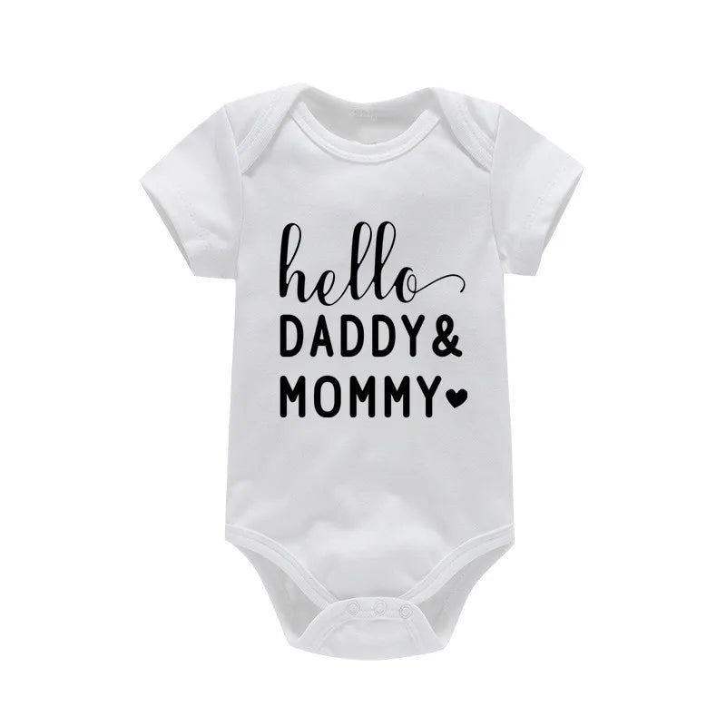 "I Love Mum & Dad" Slogan Romper
