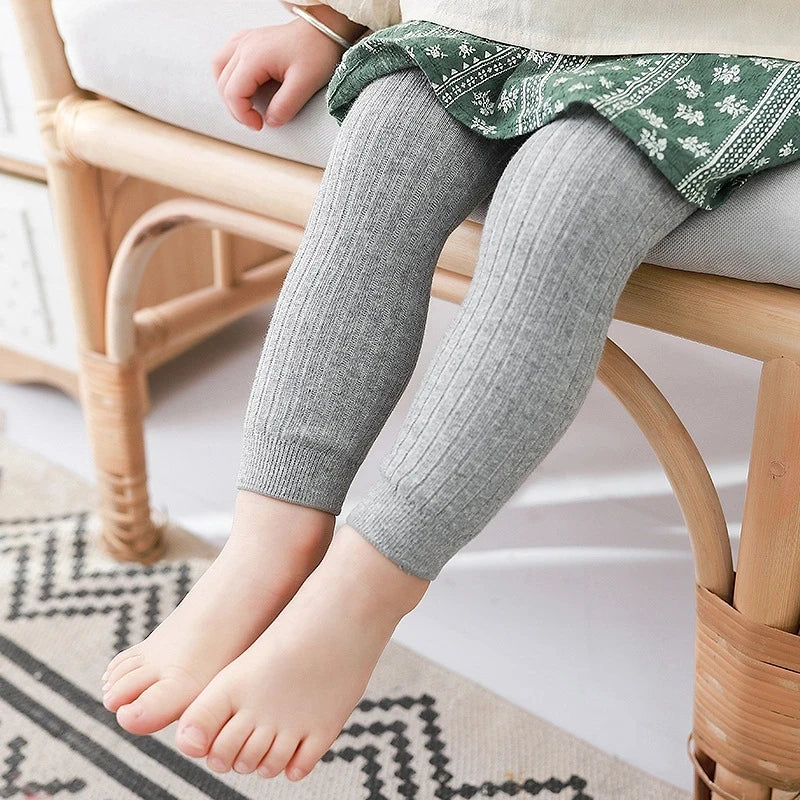 Stretch Cotton Knit Leggings — Unisex