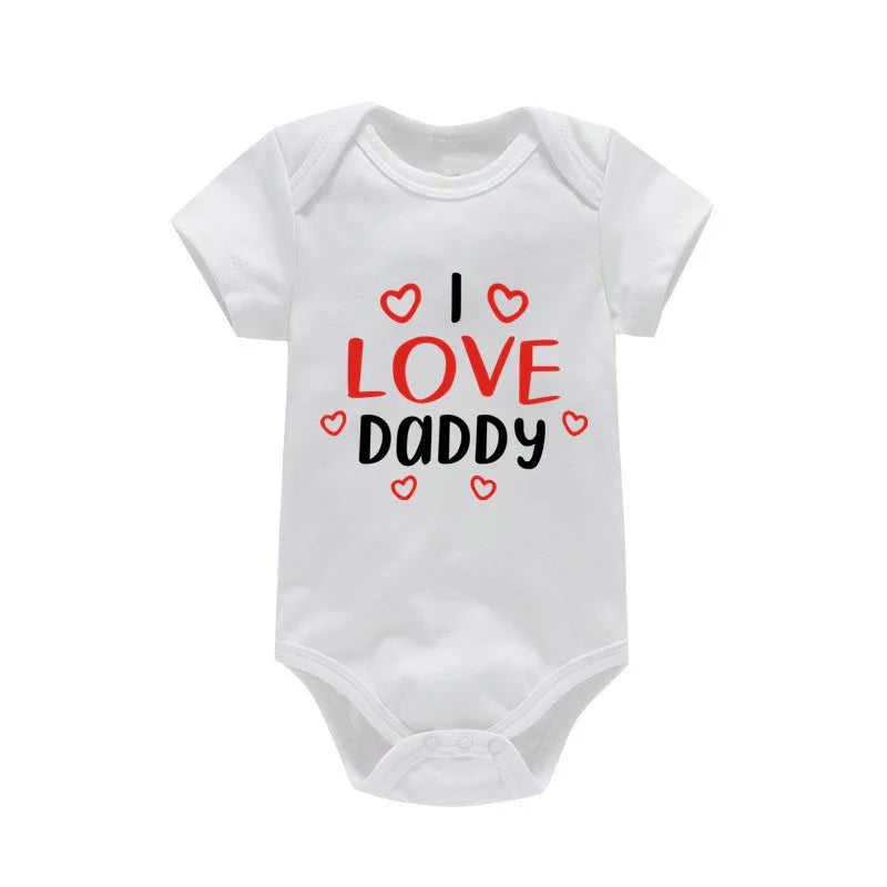 "I Love Mum & Dad" Slogan Romper