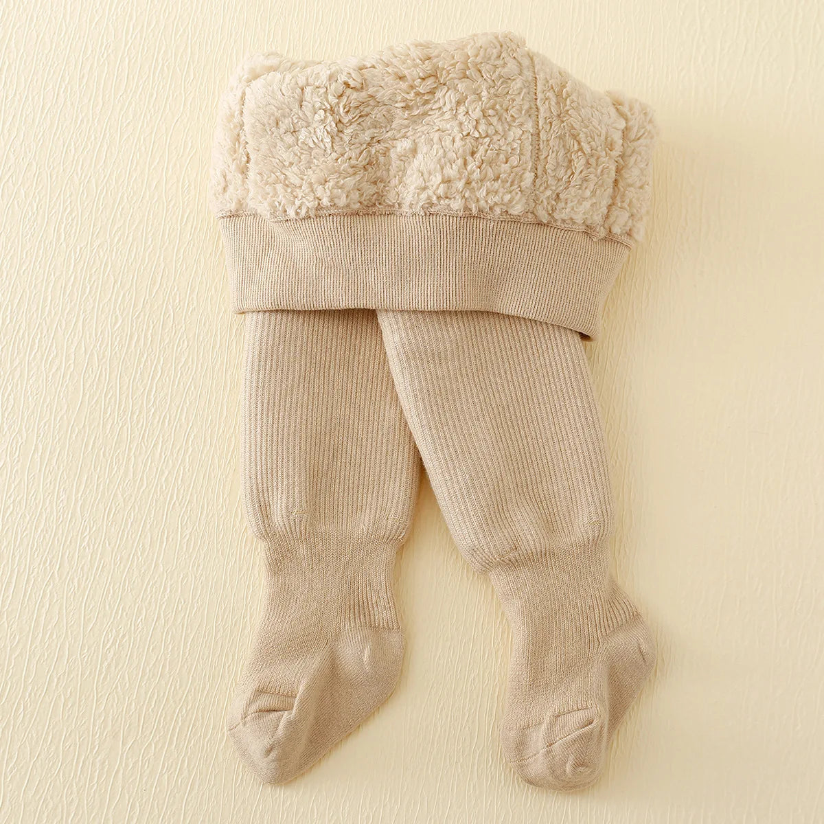 Fleece-Lined Stripe Tights — Girls