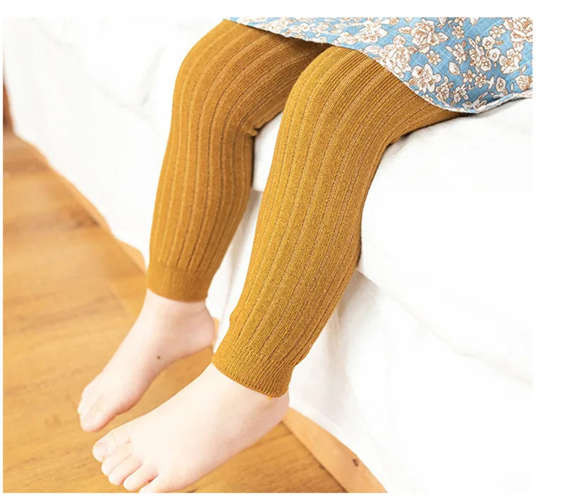 Stretch Cotton Knit Leggings — Unisex