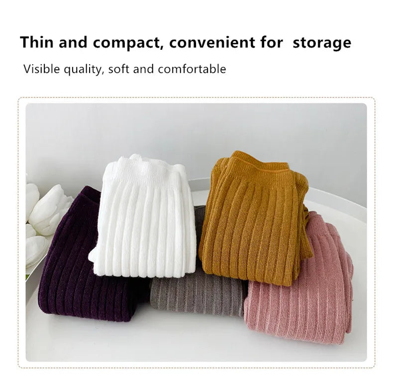 Stretch Cotton Knit Leggings — Unisex