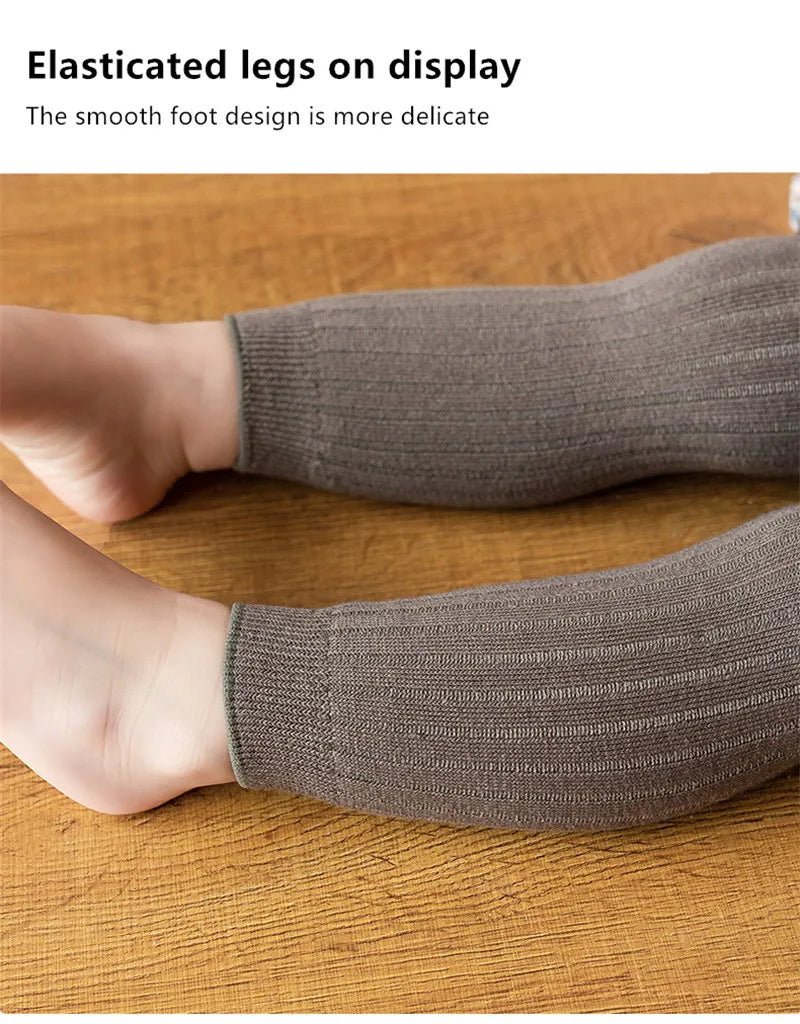 Stretch Cotton Knit Leggings — Unisex