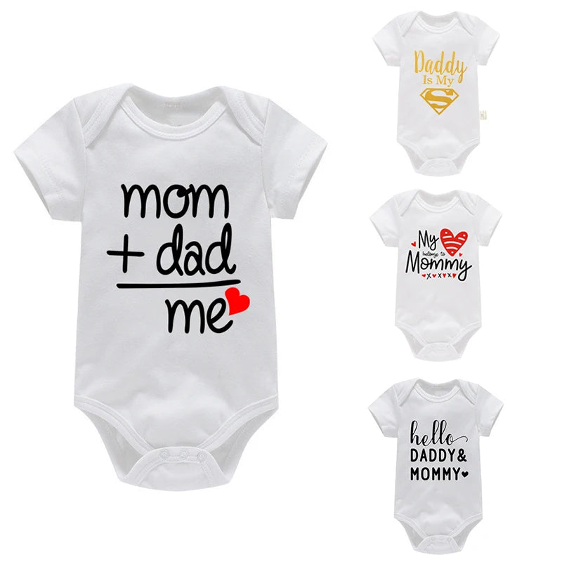 "I Love Mum & Dad" Slogan Romper