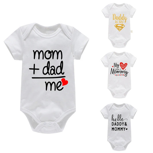 "I Love Mum & Dad" Slogan Romper