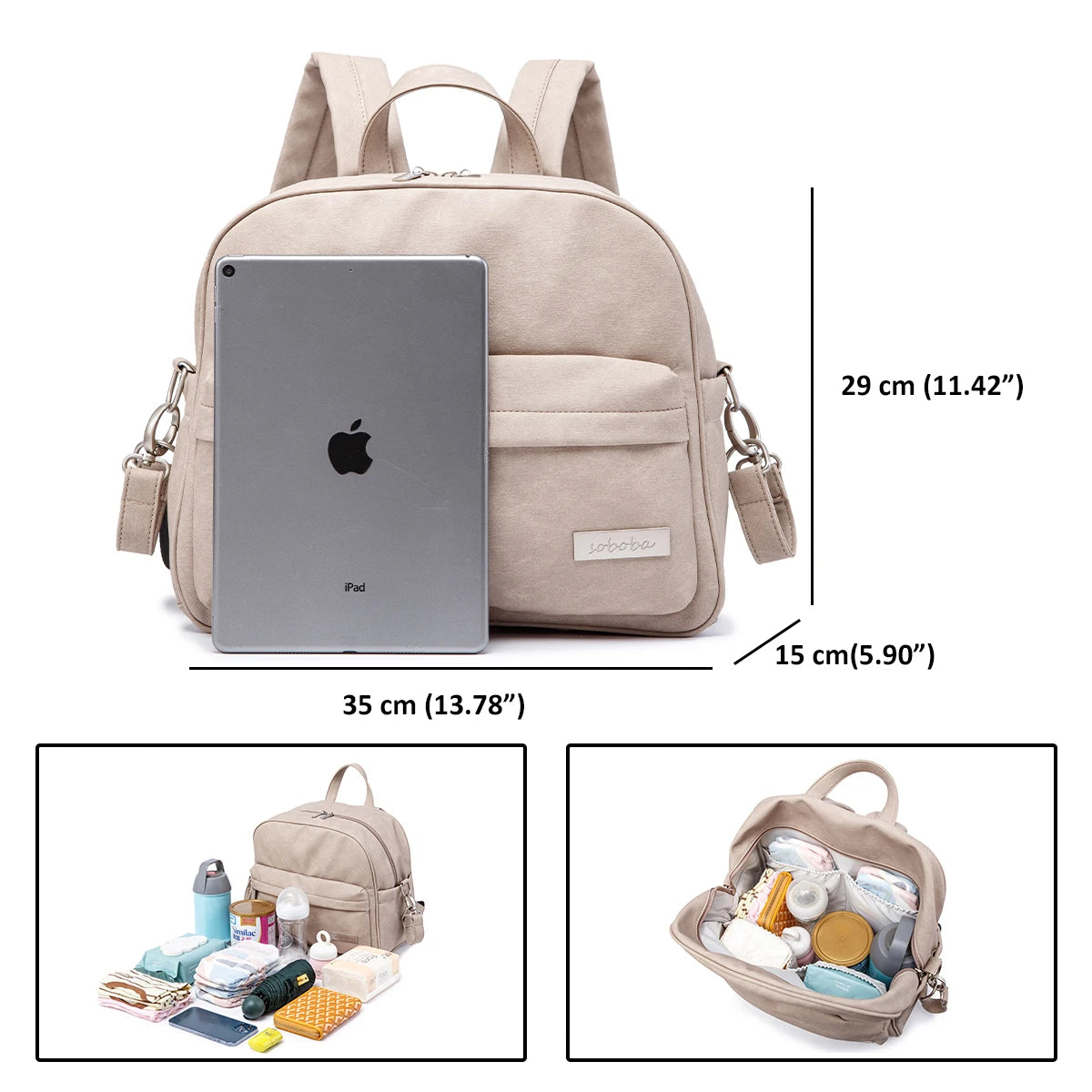 Lightweight Nappy Backpack — Mum Edition
