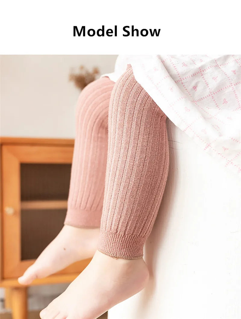 Stretch Cotton Knit Leggings — Unisex