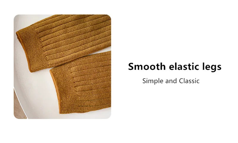 Stretch Cotton Knit Leggings — Unisex