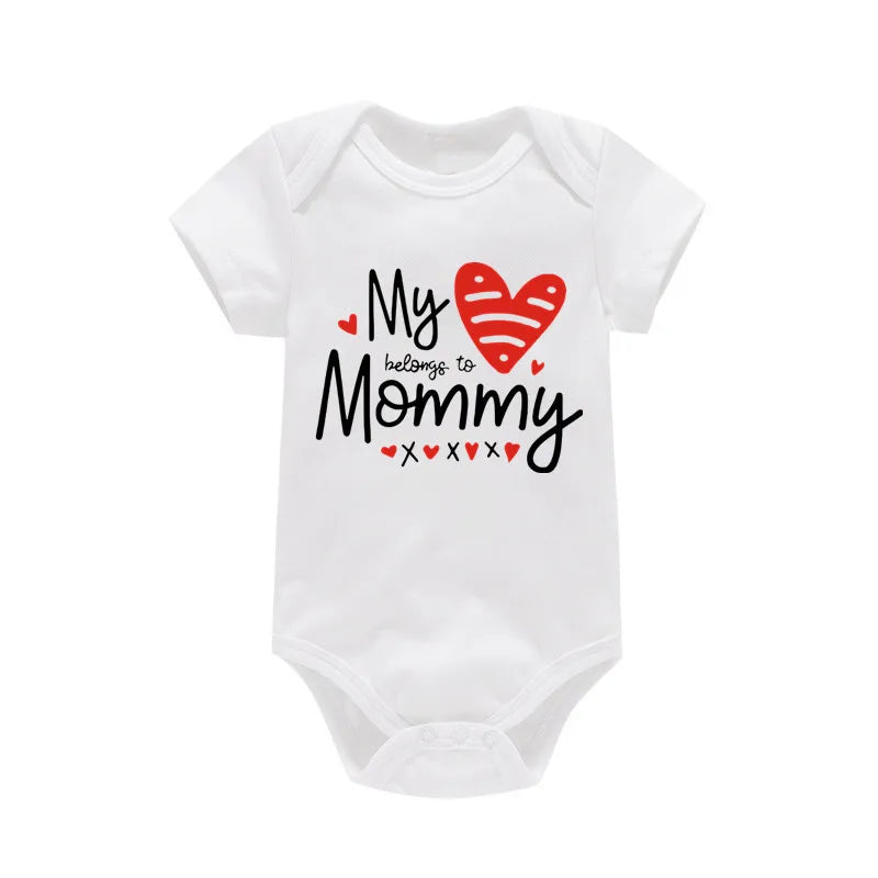 "I Love Mum & Dad" Slogan Romper
