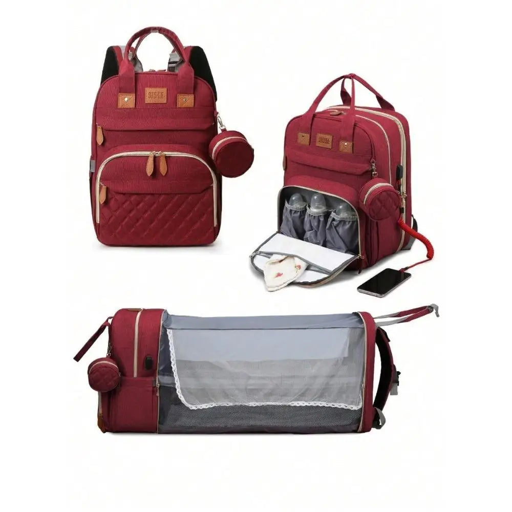 3-in-1 Convertible Nappy Bag Backpack