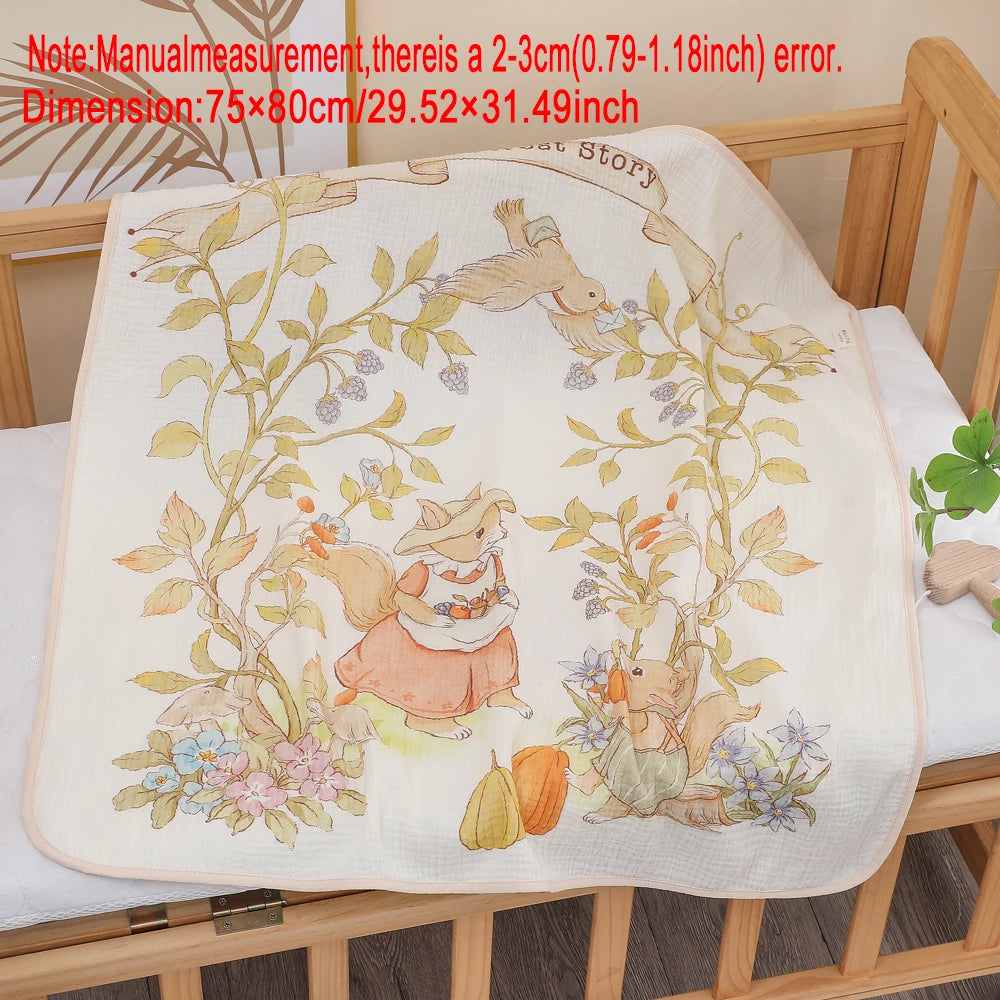 Pure Cotton Muslin Bath Towel