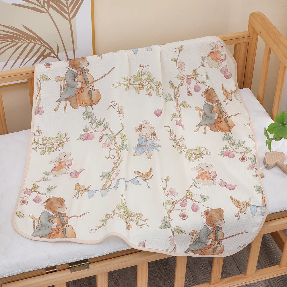 Pure Cotton Muslin Bath Towel