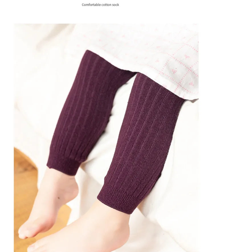 Stretch Cotton Knit Leggings — Unisex