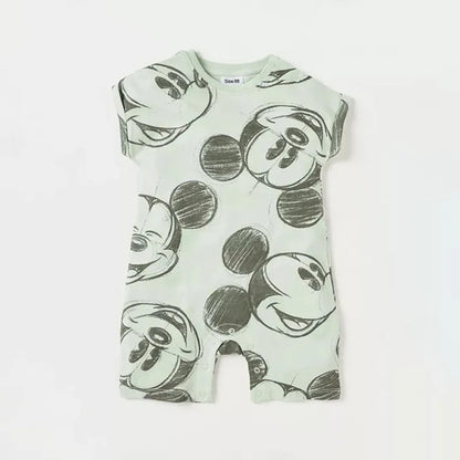 2Pcs Mickey Mouse Printed Baby Rompers Cute Simba Print Infant Onepiece Summer Newborn Boy Girl Clothes